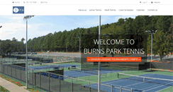 Desktop Screenshot of burnsparktennis.com